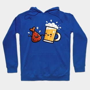 Wings and Beer Hoodie